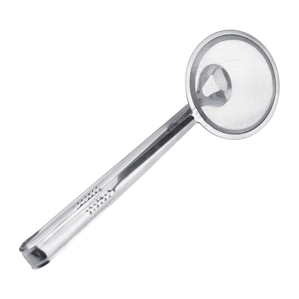 Stainless Steel Hot Pot Tong Fried Food Clip Oil Filter Strainer Mesh
