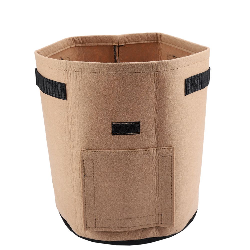 Breathable Potato Tomato Planting Bag Outdoor Garden Vegetable Plant Growth Bag(Brown)