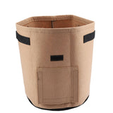 Breathable Potato Tomato Planting Bag Outdoor Garden Vegetable Plant Growth Bag(Brown)