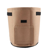 Breathable Potato Tomato Planting Bag Outdoor Garden Vegetable Plant Growth Bag(Brown) - Close-Up Angle