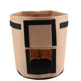 Breathable Potato Tomato Planting Bag Outdoor Garden Vegetable Plant Growth Bag(Brown) - Extra Image