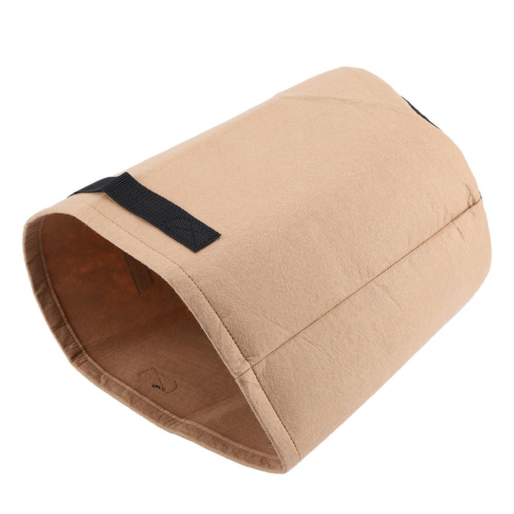 Breathable Potato Tomato Planting Bag Outdoor Garden Vegetable Plant Growth Bag(Brown)