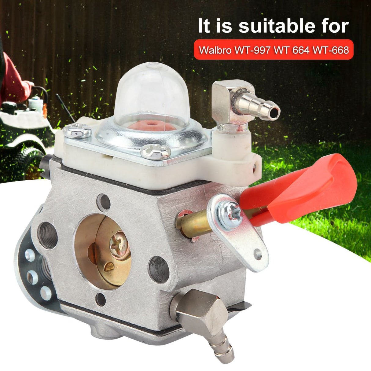 Metal Durable Carburetor Field Mower Accessory for Walbro WT-997 WT 664 WT-668