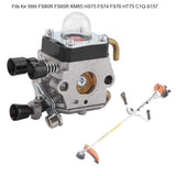 Carburetor & Air Filter for Stihl FS80R FS85R KM85 HS75 FS74 FS76 HT75 C1Q S157 - Side View