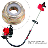 Universal M10x1.25 Left Hand Thread Blade Nut Replacements Brush Cutter Trimmer Accessories
