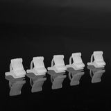 100Pcs Vegetable Fruit Tree Seedling Nursery Plastic Plants Grafting Clips Gardening Tools