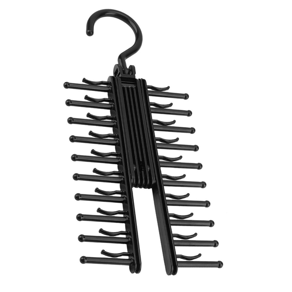 Adlustable Cross X Tie Rack Belt Scarves Hook Hanger Holder Organizer