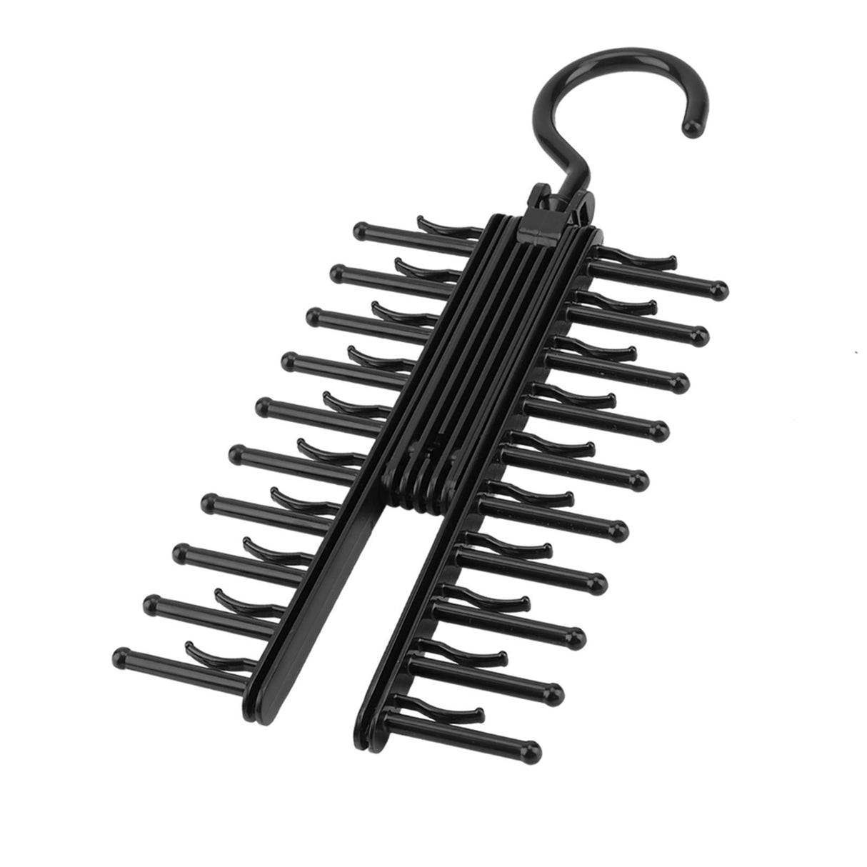 Adlustable Cross X Tie Rack Belt Scarves Hook Hanger Holder Organizer