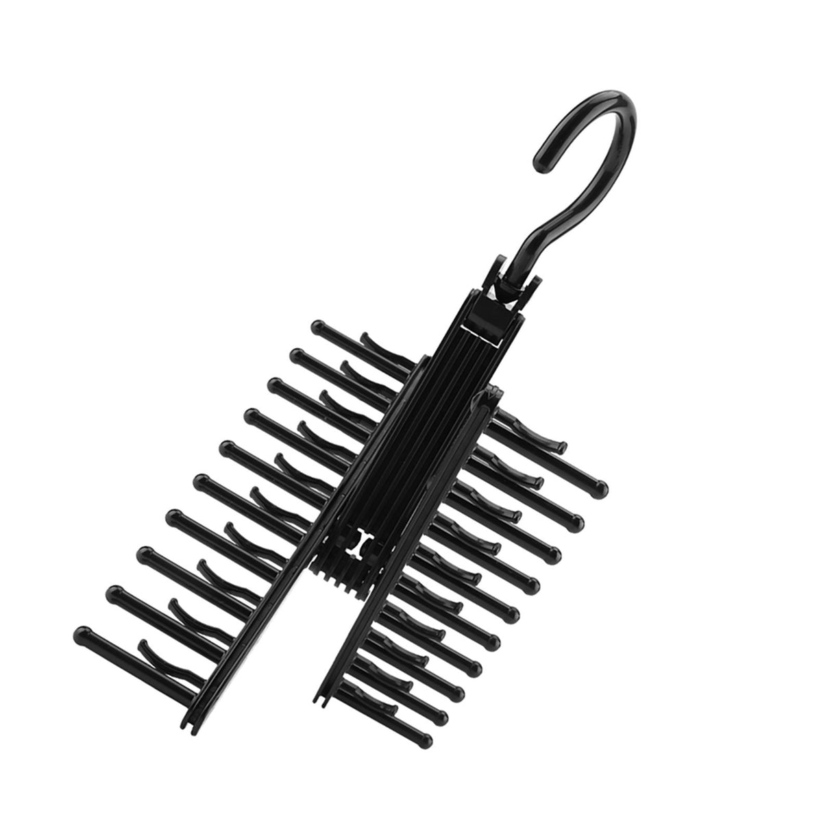 Adlustable Cross X Tie Rack Belt Scarves Hook Hanger Holder Organizer