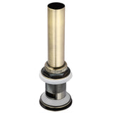 G1 1/4" Brass Bathroom Basin Sink Pop Up Drain Assembly with Over flow (Green Bronze)