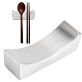 304 Stainless Steel Reusable NOn stick Chopstick Holder - Low Angle