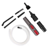 9Pcs Mini Micro Vacuum Cleaners Adapter Tool Car Vehicle Cleaning Kit - Rear View