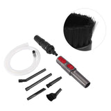 9Pcs Mini Micro Vacuum Cleaners Adapter Tool Car Vehicle Cleaning Kit - Low Angle