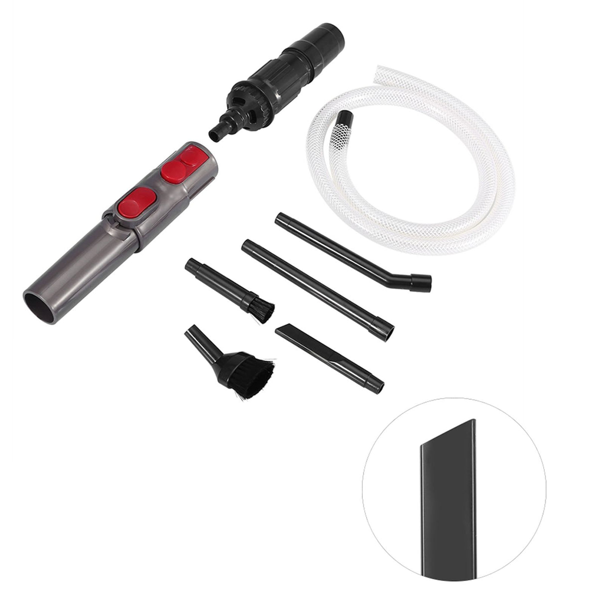 9Pcs Mini Micro Vacuum Cleaners Adapter Tool Car Vehicle Cleaning Kit