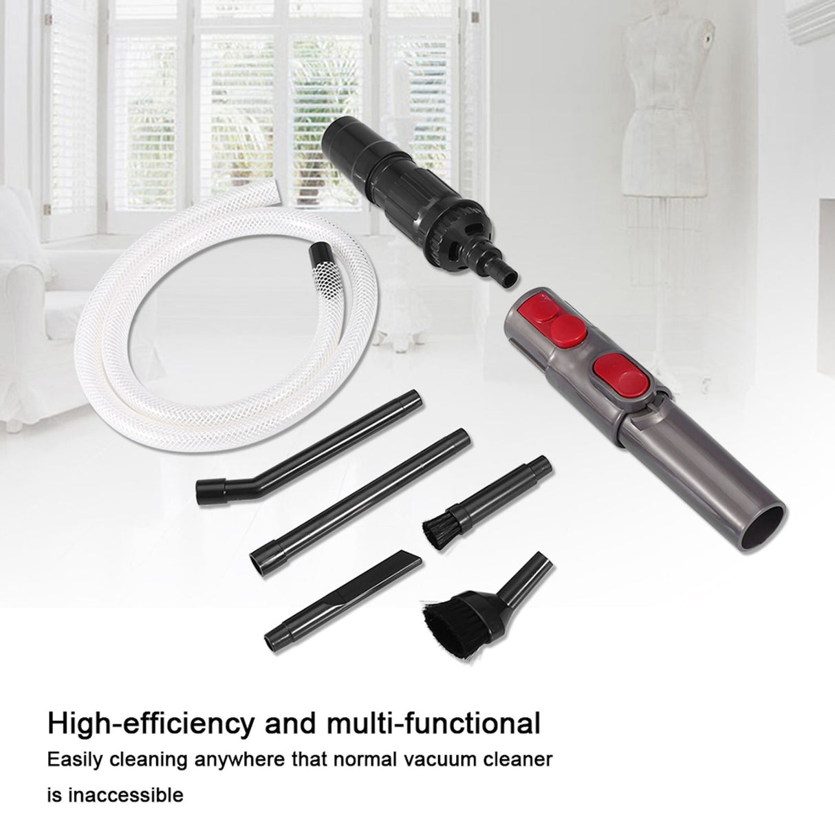9Pcs Mini Micro Vacuum Cleaners Adapter Tool Car Vehicle Cleaning Kit