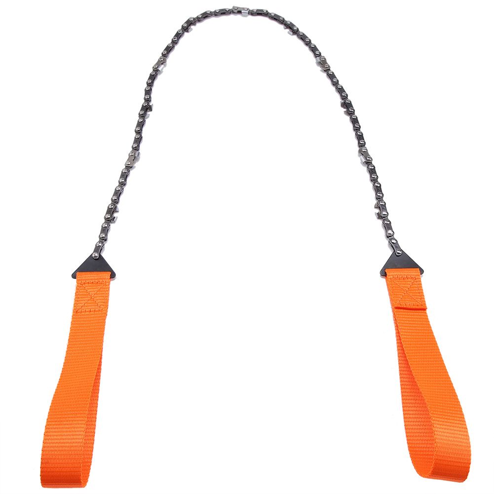 Portable Handheld Survival Chain Saw Emergency Chainsaw with Bag Camping Hiking Tool