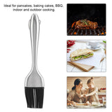 Stainless Steel BBQ Oil Brush Basting Pastry Cake Baking Brush - 45-Degree Angle