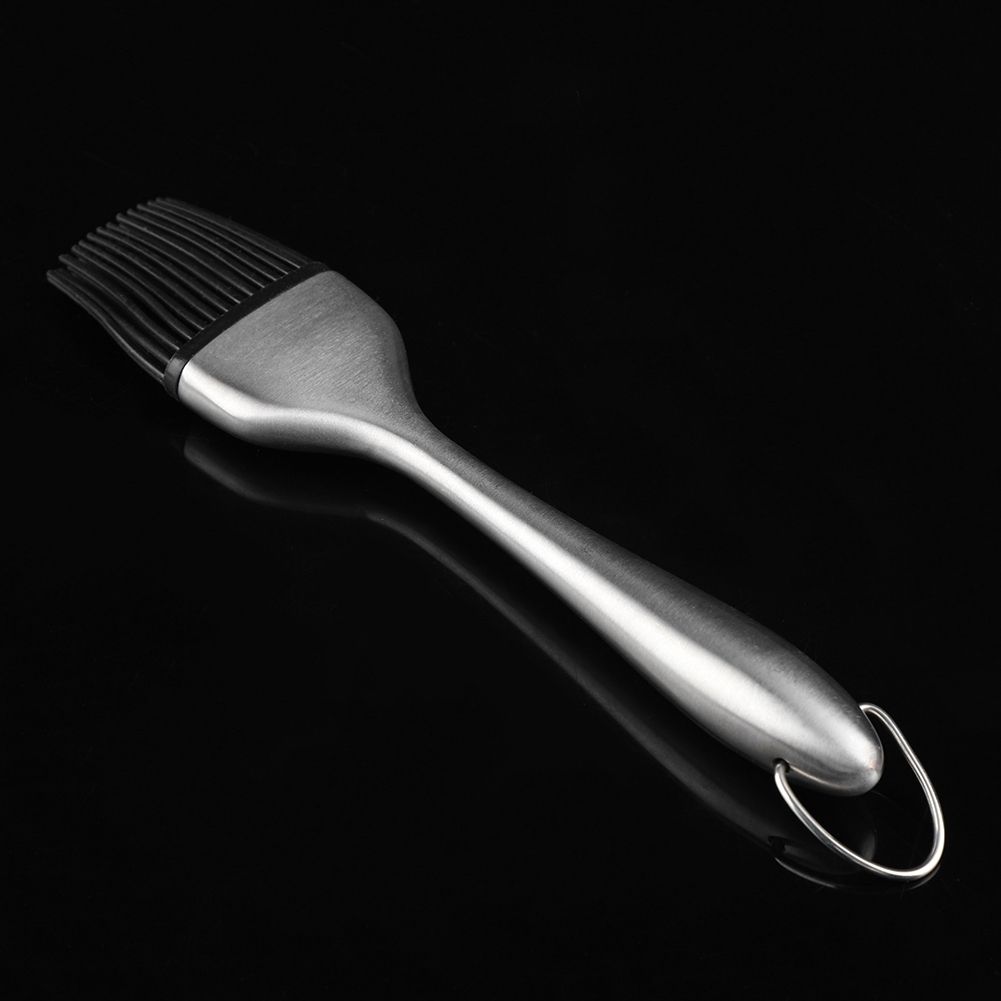 Stainless Steel BBQ Oil Brush Basting Pastry Cake Baking Brush