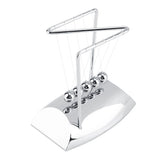 Newton's Cradle Balance Steel Balls Physics Science Pendulum Ornaments Toy Desk - Front View