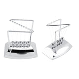 Newton's Cradle Balance Steel Balls Physics Science Pendulum Ornaments Toy Desk - 45-Degree Angle