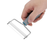 Stainless Steel NOn stick Cheese Fruit Cutter Slicer Grater - Rear View