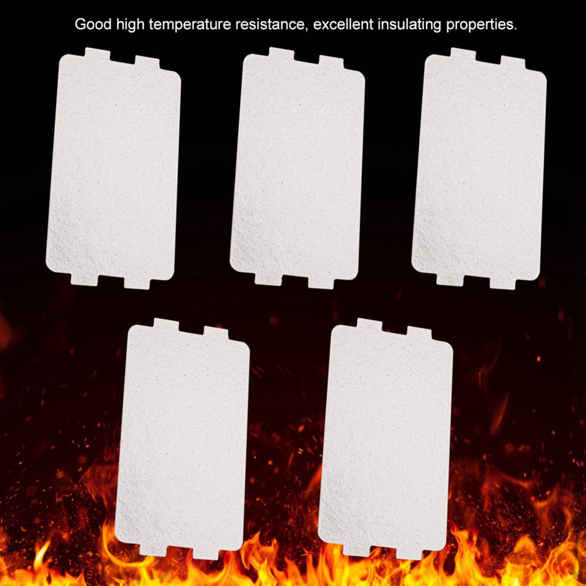 5PCS Microwave Oven Mica Plate Sheet Replacement Repairing Accessory