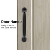 Sturdy Durable Black Door Handle for Cabinet Wardrobe Drawer Cupboard(2#) - Extra Image