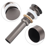 G1 1/4" Brass Bathroom Basin Sink Pop Up Drain Assembly NOn Overflow (ORB)