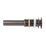 G1 1/4" Brass Bathroom Basin Sink Pop Up Drain Assembly NOn Overflow (ORB)