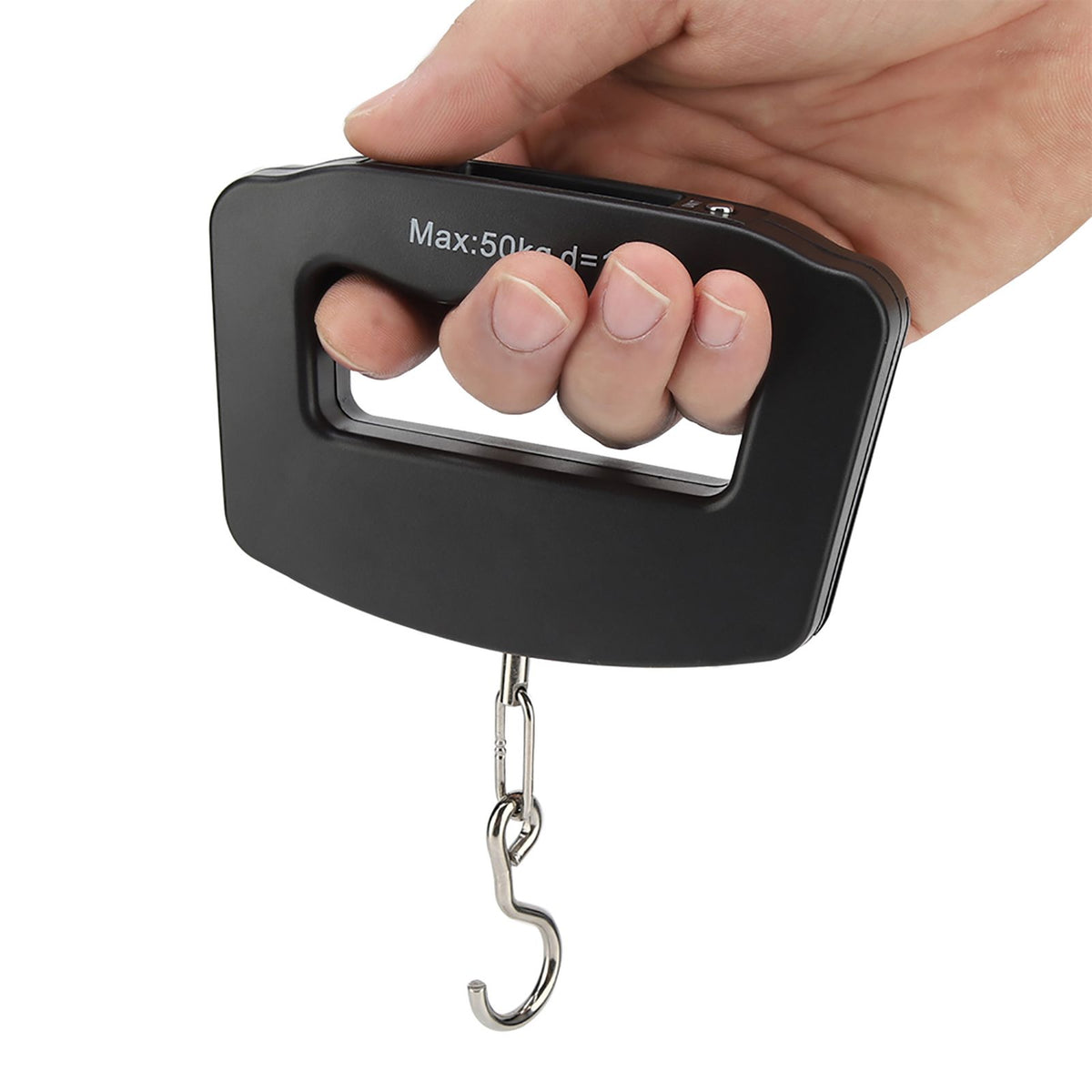Pocket Size LCD Digital Electronic Hanging Scales Portable Hook Weighing Balance Max. Load 50Kg