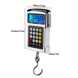 Electronic Fish Hook Scale 50Kg Luggage Weighing 7 in 1 Digital Hanging Scales - Extra Image