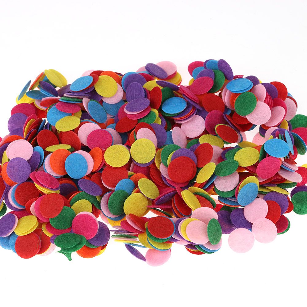 1000pcs Wedding Table Sprinkles Round Shape Multicolor Confetti Sparkling Party Decorations