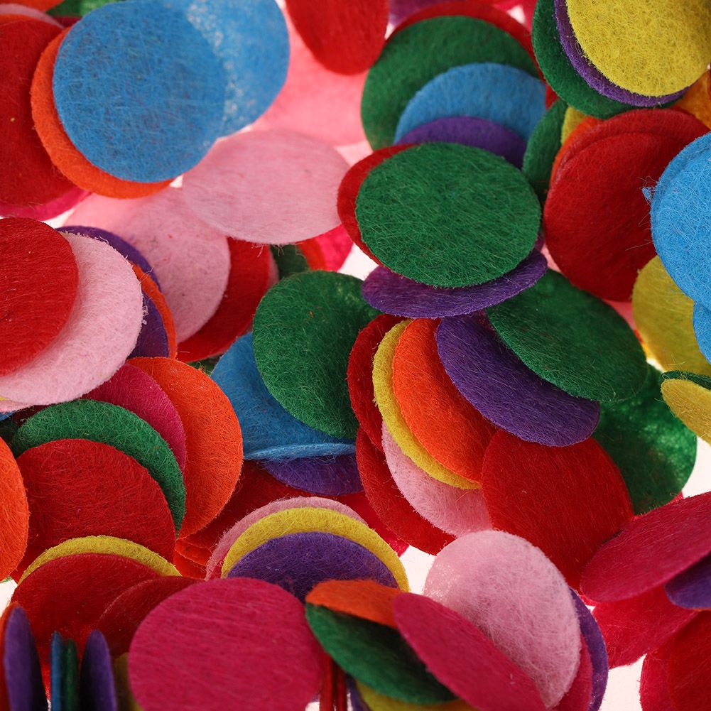 1000pcs Wedding Table Sprinkles Round Shape Multicolor Confetti Sparkling Party Decorations