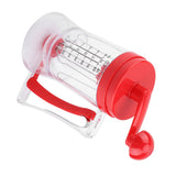 Hand held Manual Pancake Cupcake Batter Mixer Dispenser Blender Machine Baking Tool - Front View