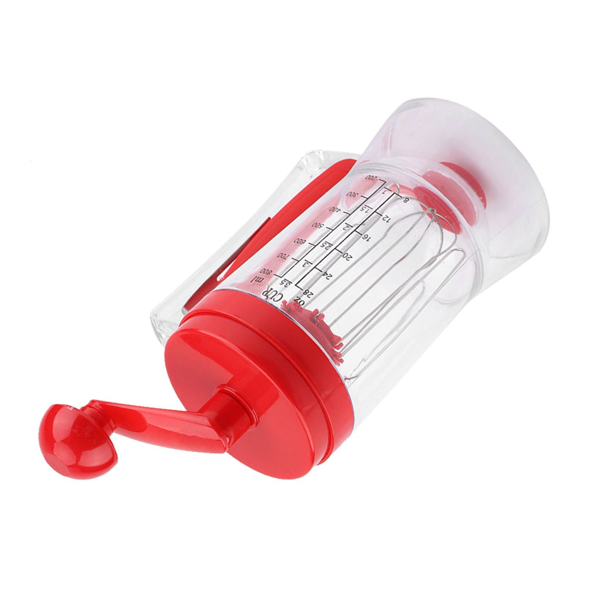 Hand held Manual Pancake Cupcake Batter Mixer Dispenser Blender Machine Baking Tool