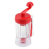 Hand held Manual Pancake Cupcake Batter Mixer Dispenser Blender Machine Baking Tool