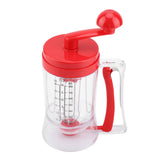 Hand held Manual Pancake Cupcake Batter Mixer Dispenser Blender Machine Baking Tool - Low Angle