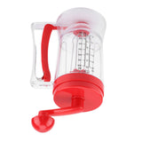 Hand held Manual Pancake Cupcake Batter Mixer Dispenser Blender Machine Baking Tool