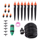 10M DIY Garden Water Drip Irrigation Kit Plant Automatic Watering Set