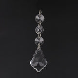 DIY Transparent Acrylic Ball Bead Hanging Pendant Decoration Ornament Accessory (A)