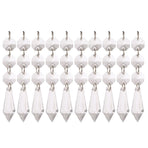 DIY Transparent Acrylic Ball Bead Hanging Pendant Decoration Ornament Accessory (B)