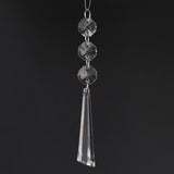 DIY Transparent Acrylic Ball Bead Hanging Pendant Decoration Ornament Accessory (I) - Side View