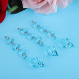 DIY Transparent Acrylic Ball Bead Hanging Pendant Decoration Ornament Accessory (O)