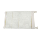 Upgraded Adjustable Storage Rack Space Saving Compartment Collecting Shelf White 53-90cm - Front View