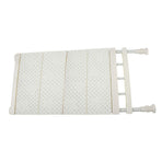 Upgraded Adjustable Storage Rack Space Saving Compartment Collecting Shelf White 53-90cm