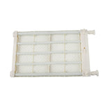 Upgraded Adjustable Storage Rack Space Saving Compartment Collecting Shelf White 53-90cm