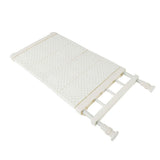 Upgraded Adjustable Storage Rack Space Saving Compartment Collecting Shelf White 53-90cm