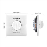 220V Water Pump Timer Mechanical Countdown Indoor Intelligent Time Switch Control