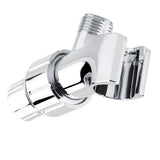 Chrome Plating 3-Way Shower Head Diverter Shower Arm Mounted Bracket Bathroom Accessories - Front View