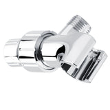 Chrome Plating 3-Way Shower Head Diverter Shower Arm Mounted Bracket Bathroom Accessories - Top-Down View